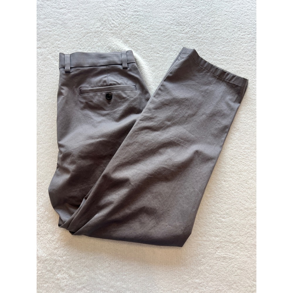 Brooks Brothers Mens Light Weight Advantage Chino Pants Grey 32x30 Regular Fit